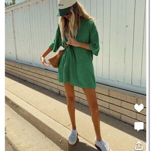 Storets Gina Terry Towel Mini Dress in size S/M